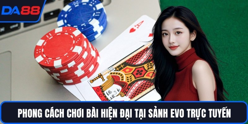 Phong cách chơi bài hiện đại tại sảnh EVO trực tuyến